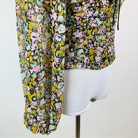 Free People Boho Mabel Floral Top XS - Picture 8 of 15